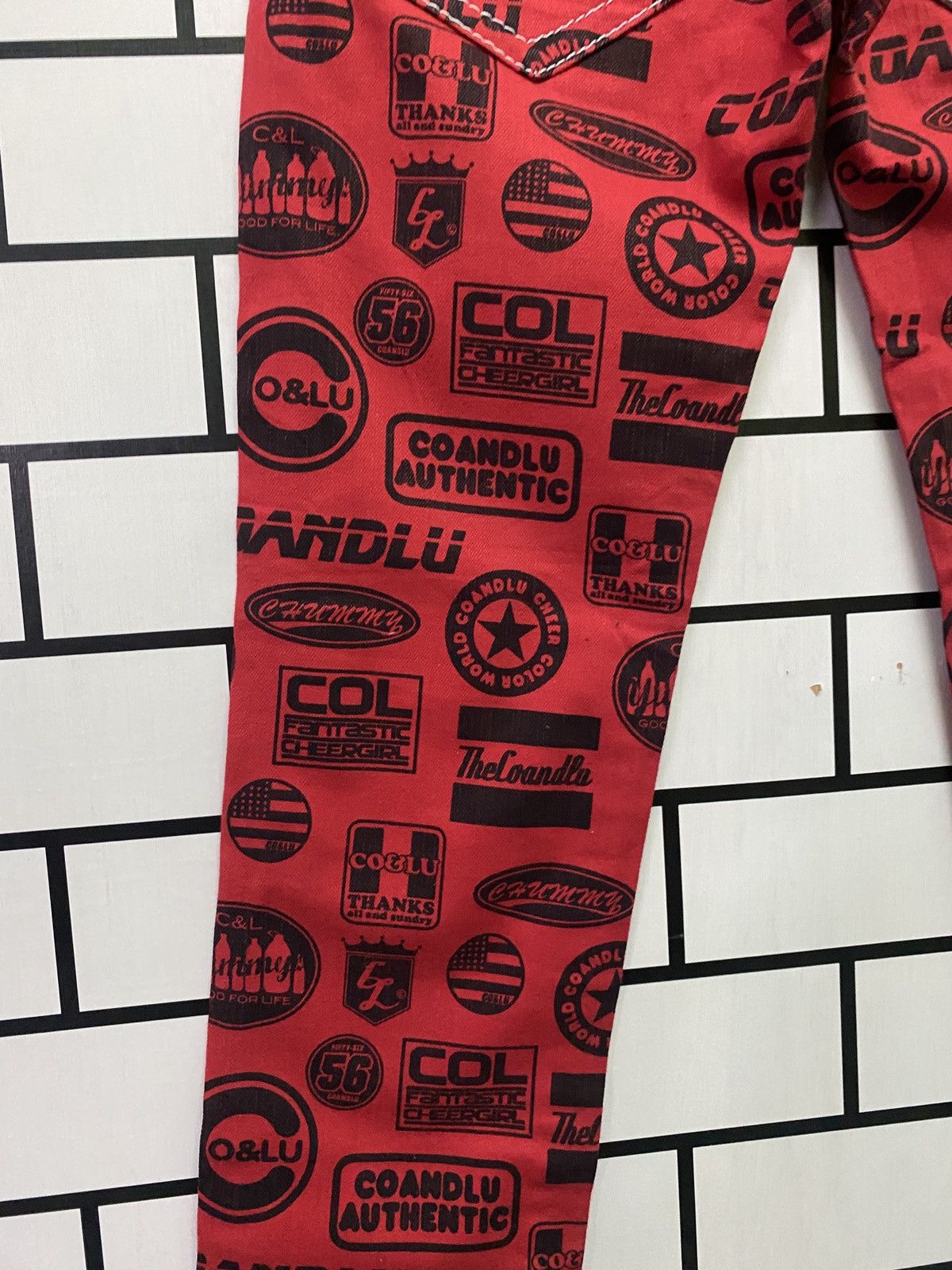 Japanese Brand Rare CO AND LU Full Print Hysteric Style Lowrises Pants Size US 29 - 14 Thumbnail