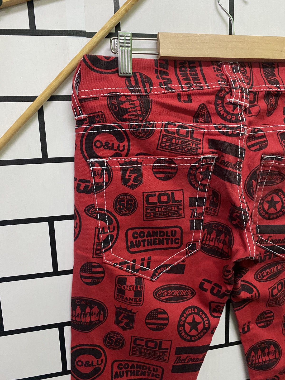 Japanese Brand Rare CO AND LU Full Print Hysteric Style Lowrises Pants Size US 29 - 13 Thumbnail