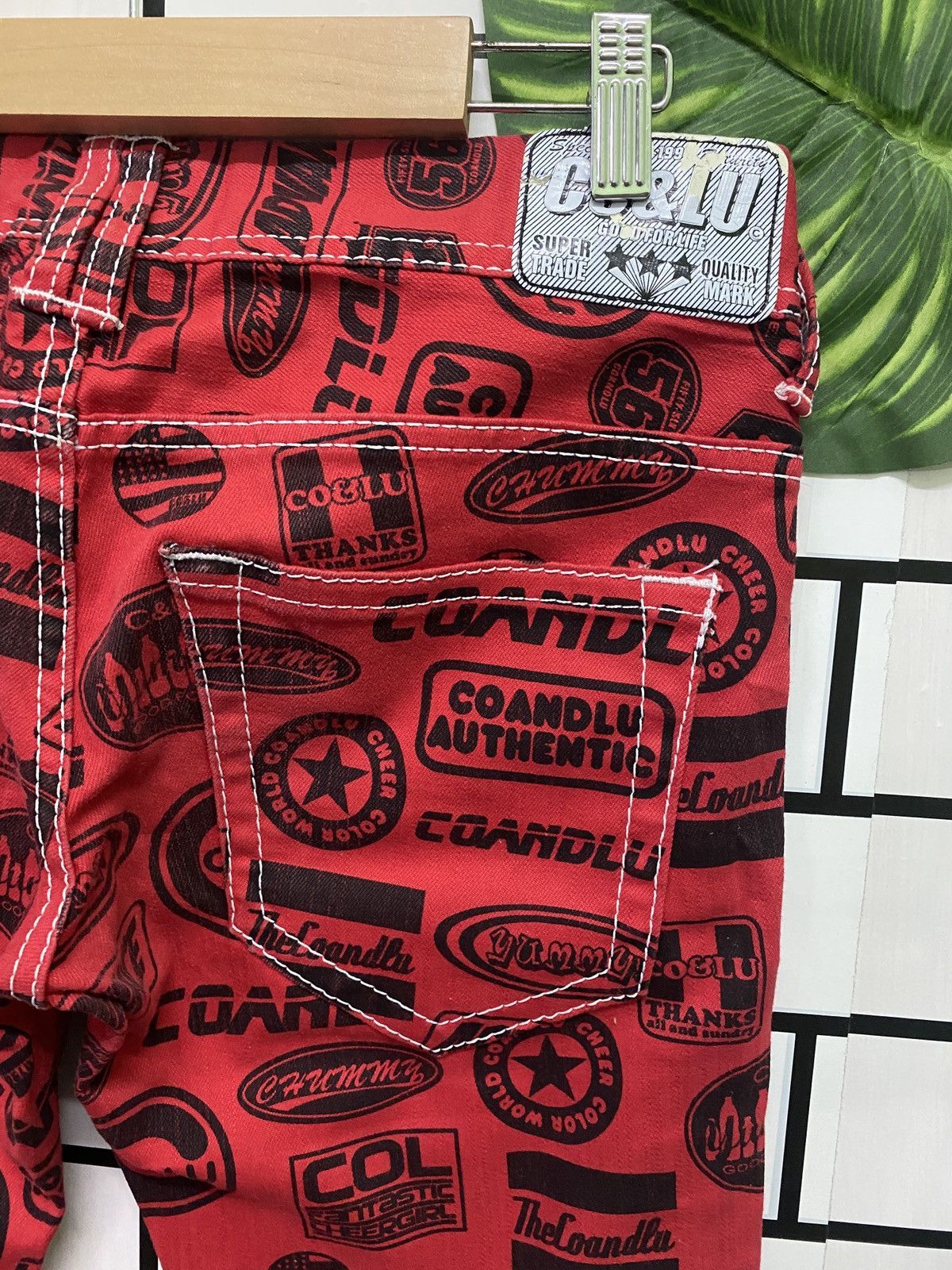 Japanese Brand Rare CO AND LU Full Print Hysteric Style Lowrises Pants Size US 29 - 12 Thumbnail