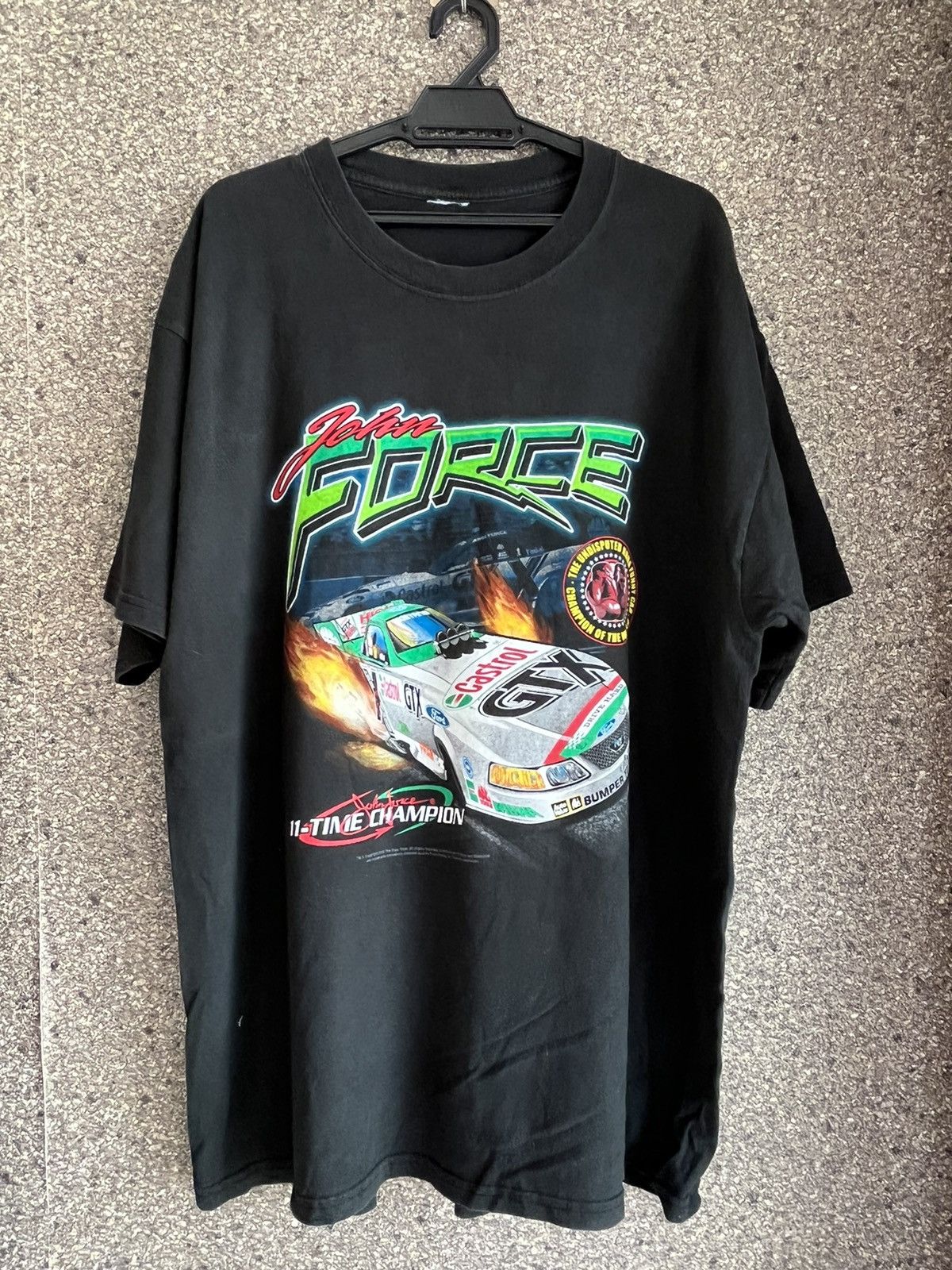 image of Vintage John Force Ft55 in Black, Men's (Size XL)