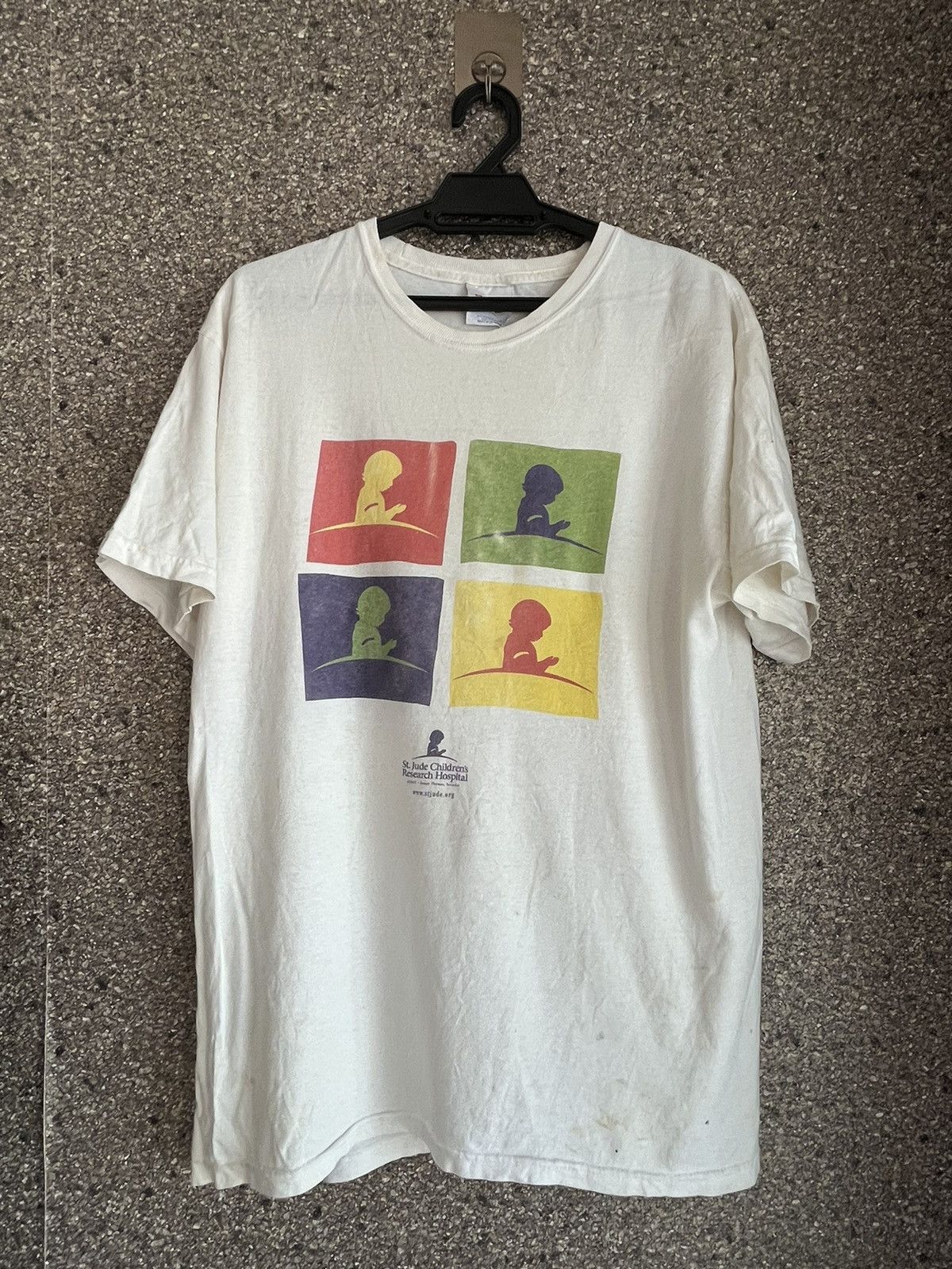image of Made In USA x Vintage St Jude Ft55 in White, Men's (Size Medium)