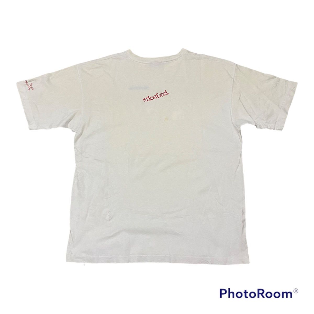 Japanese Brand × Vintage Vintage Mischievous White Tee Size US L / EU 52-54 / 3 - 2 Thumbnail