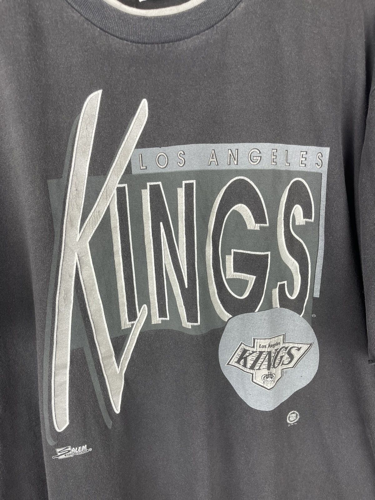 Salem Sportswear × Vintage Salem Sportswear 1991 Los Angeles Kings vintage NHL tee Size US XL / EU 56 / 4 - 6 Thumbnail