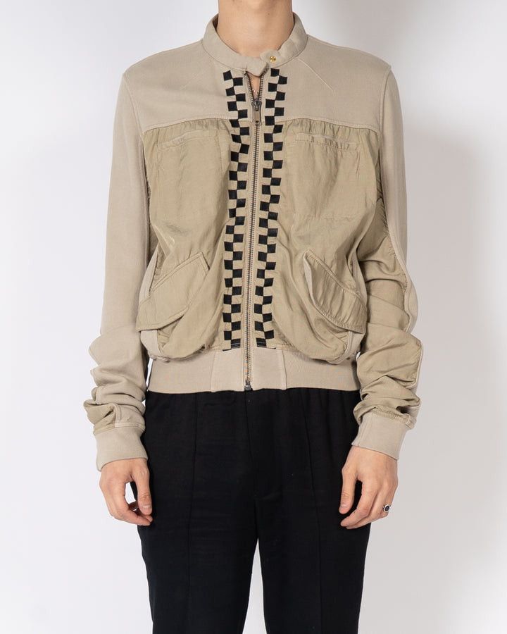 Haider Ackermann FW19 Beige Embroidered Cropped Bomber Size US S / EU 44-46 / 1 - 1 Thumbnail