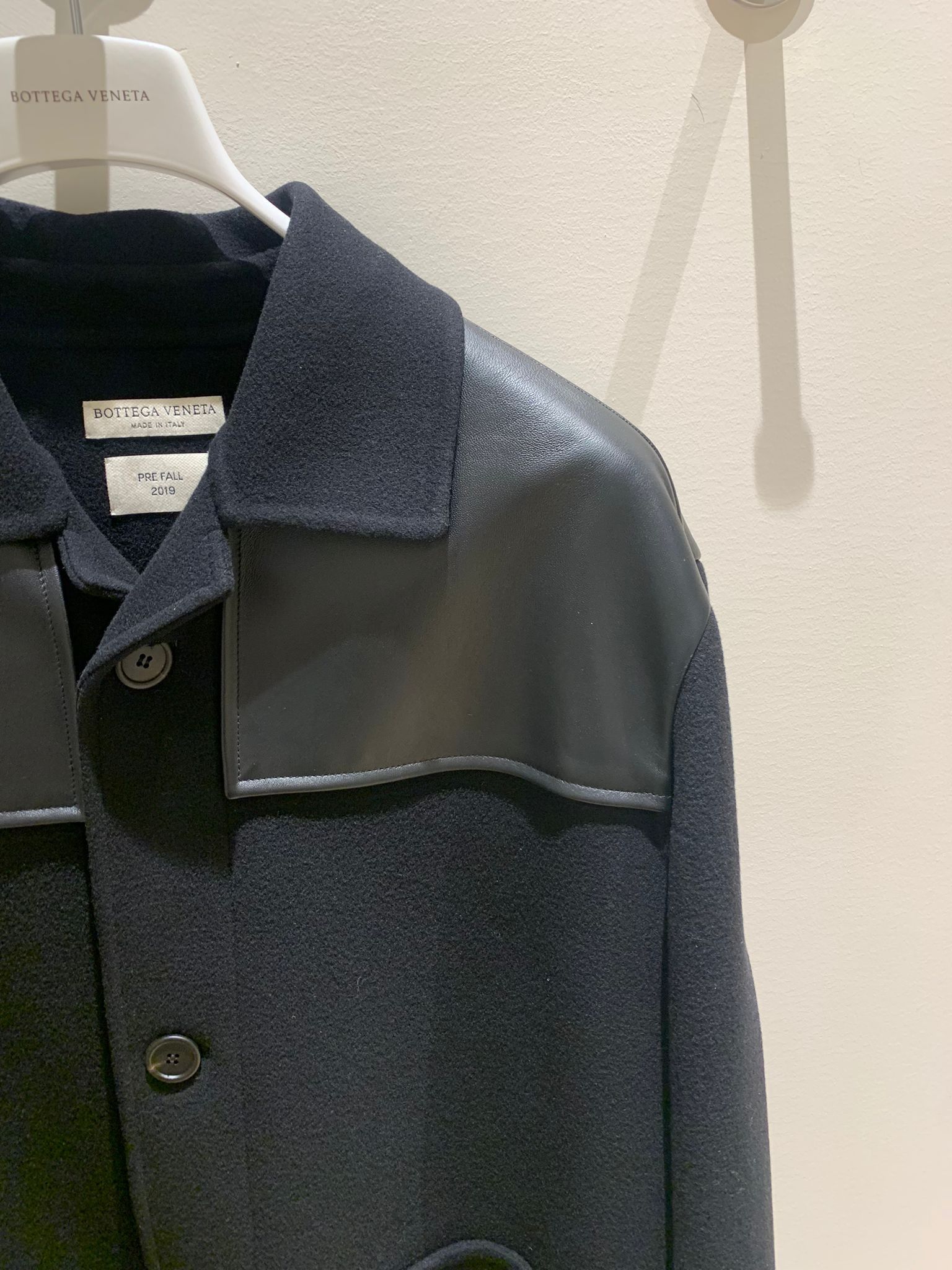 Bottega Veneta Coat in Double Wool & Heavy Nappa in Black Size US M / EU 48-50 / 2 - 5 Thumbnail