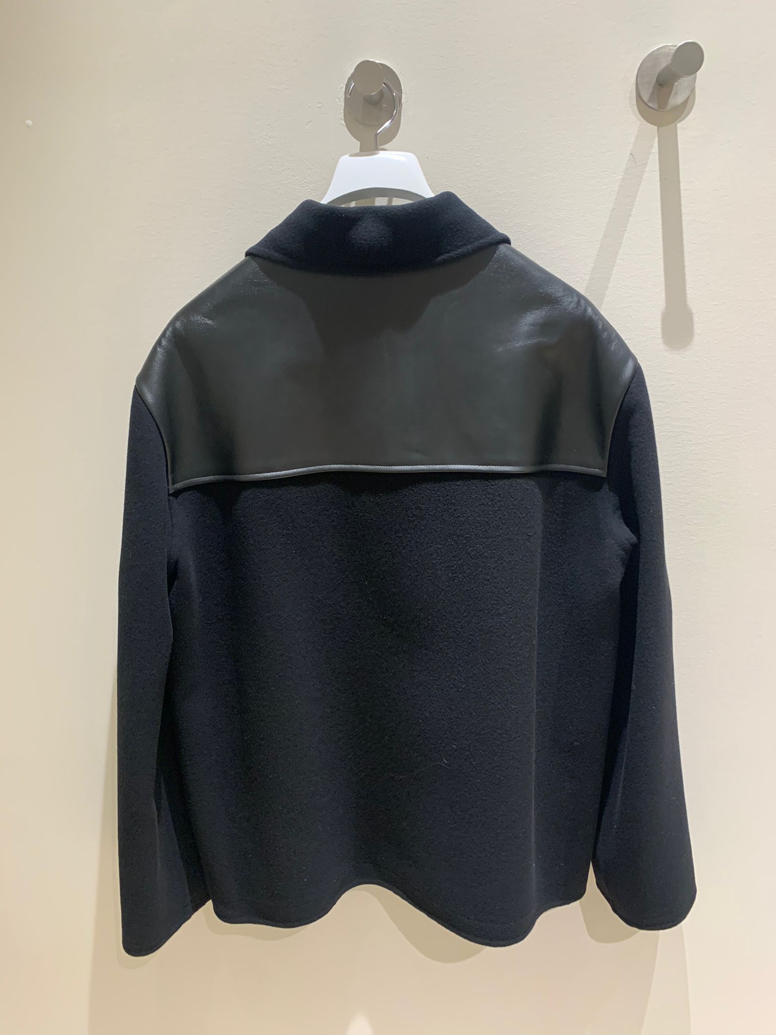 Bottega Veneta Coat in Double Wool & Heavy Nappa in Black Size US M / EU 48-50 / 2 - 12 Thumbnail