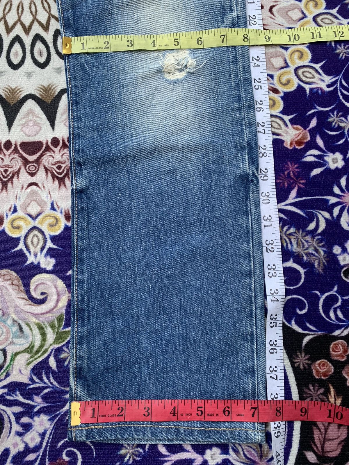 Replay Replay Distressed Denim Size US 33 - 11 Thumbnail