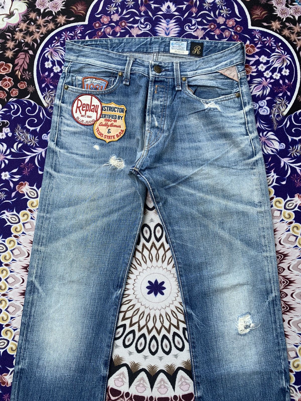 Replay Replay Distressed Denim Size US 33 - 2 Thumbnail