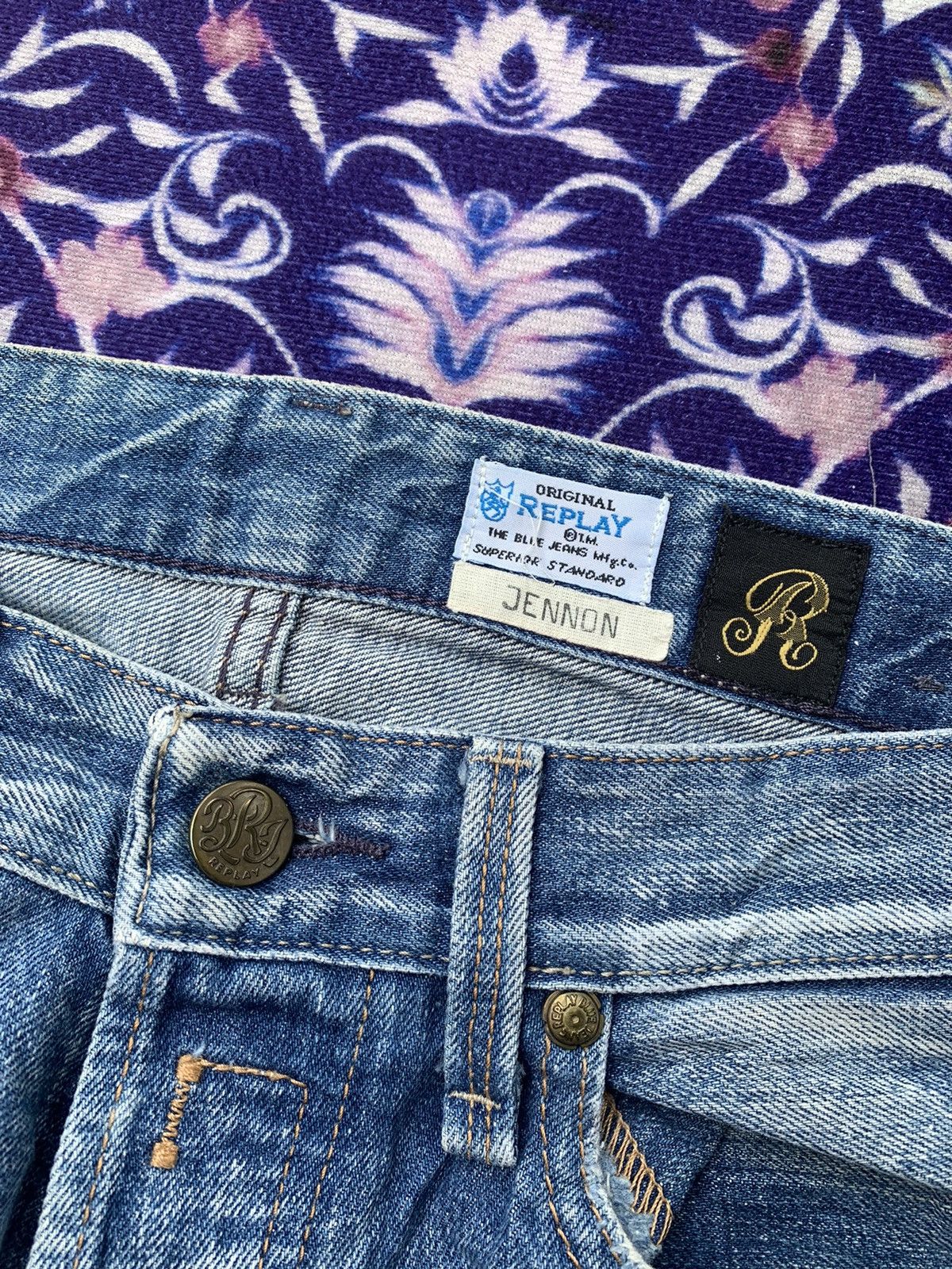 Replay Replay Distressed Denim Size US 33 - 4 Thumbnail