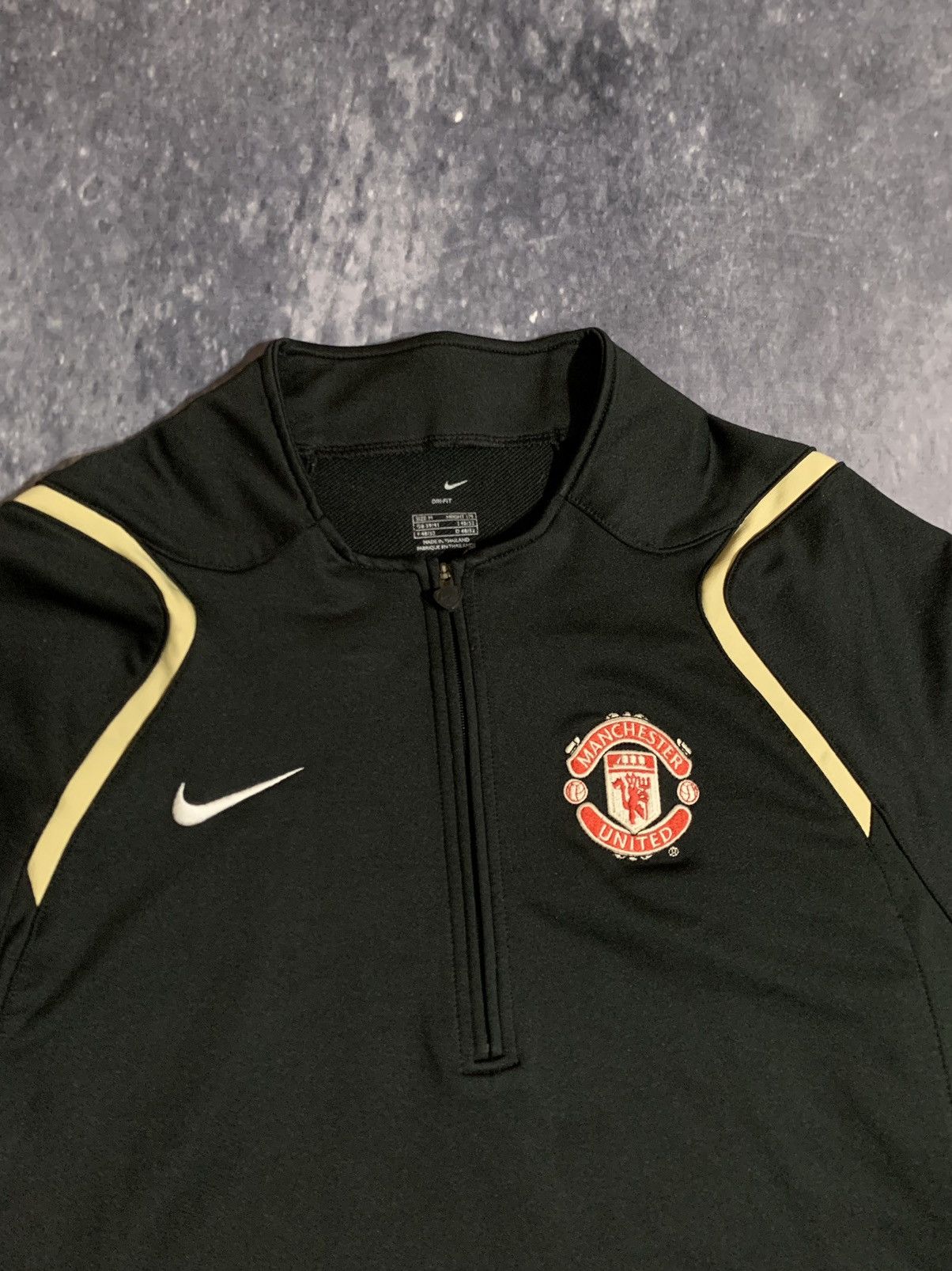 Nike Vintage Nike Manchester United Track Sweatshirt Zip 1/3 Y2K Size US M / EU 48-50 / 2 - 2 Thumbnail