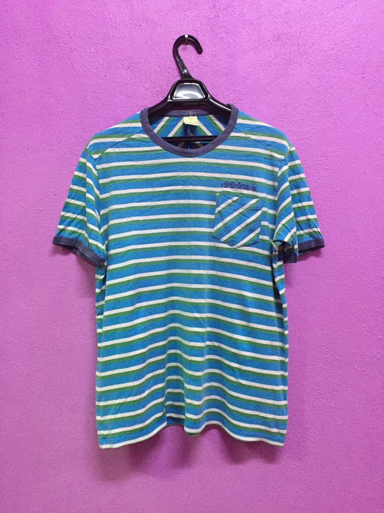 Adidas Adidas Pocket Stripe Tee Size US L / EU 52-54 / 3 - 1 Thumbnail