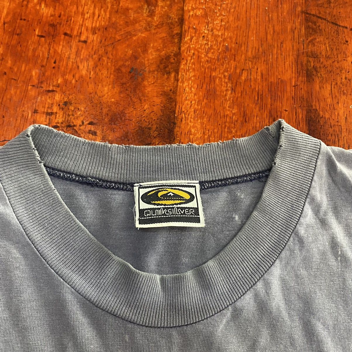 Quicksilver 1990s Quiksilver distressed skater tee Size US L / EU 52-54 / 3 - 5 Thumbnail