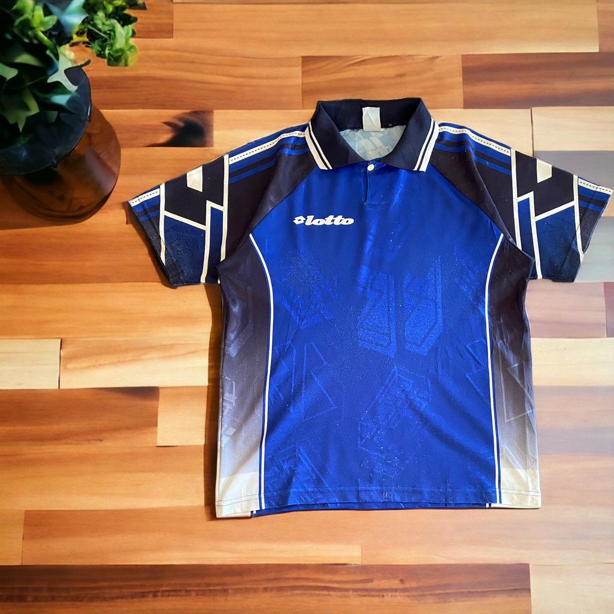 Lotto Sport Vintage Lotto Football Jersey Size US L / EU 52-54 / 3 - 1 Thumbnail