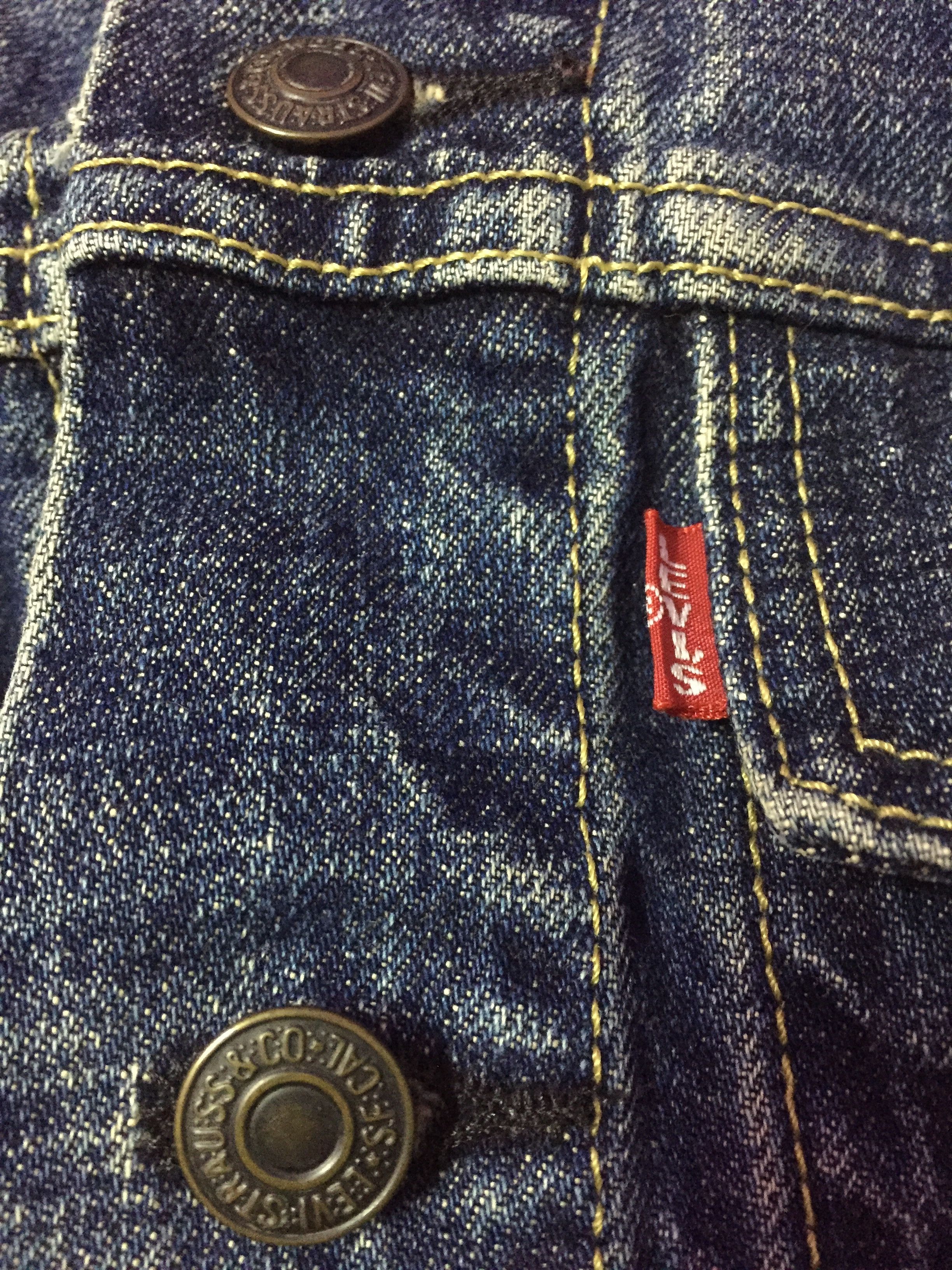 Levi's Vintage 90s Levis Denim Jackets Size US S / EU 44-46 / 1 - 4 Thumbnail