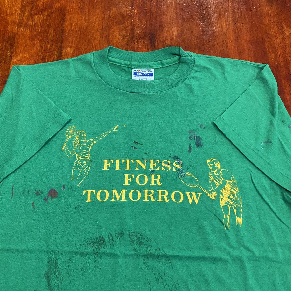 Vintage 1980s Painter Fitness For Tomorrow Size M / US 6-8 / IT 42-44 - 1 Thumbnail