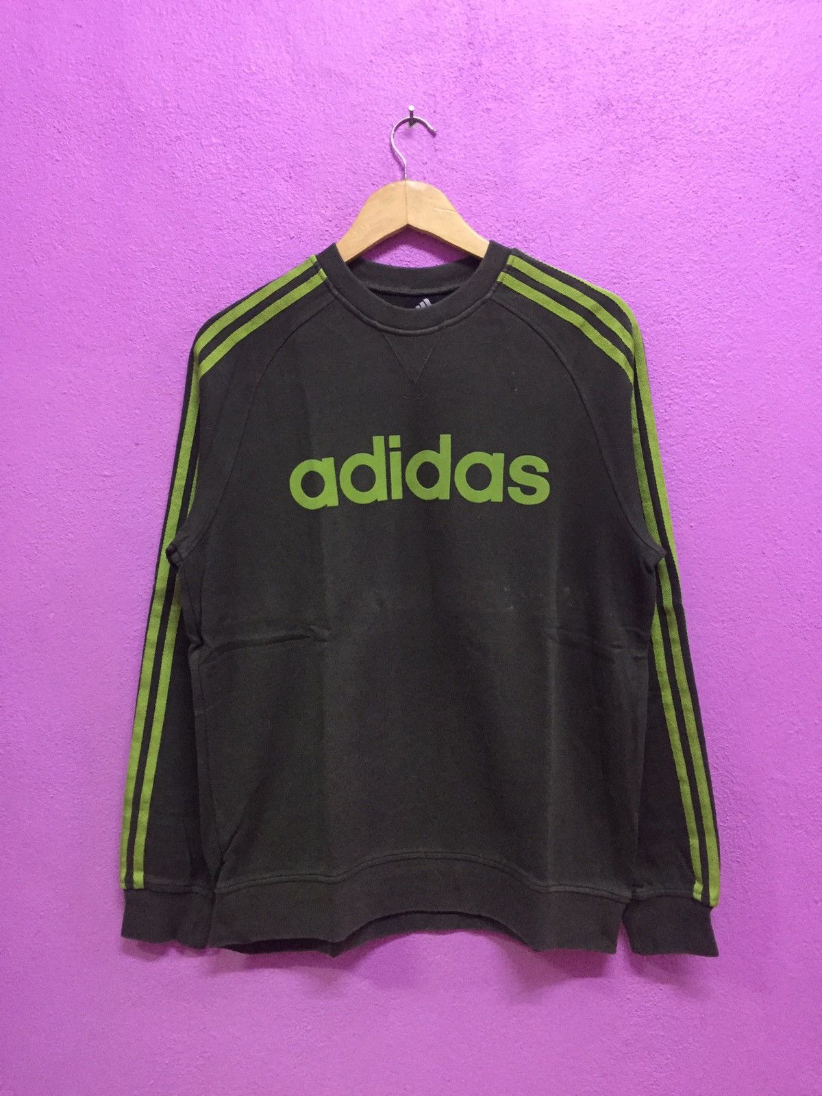 Adidas Vintage 90's Adidas Sweatshirts Size L Size US L / EU 52-54 / 3 - 1 Thumbnail