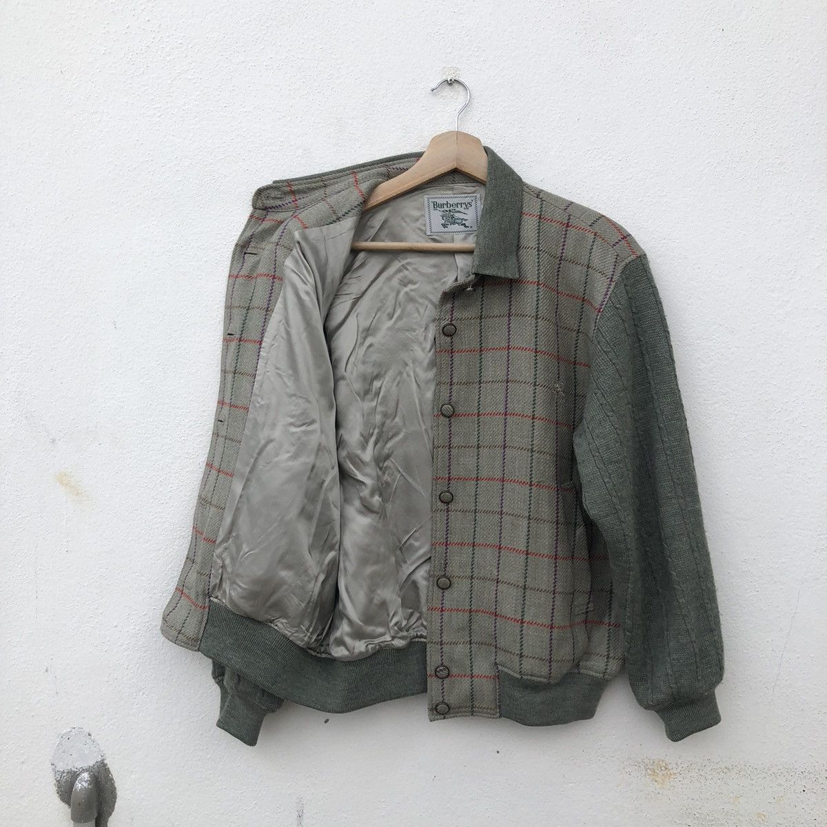 Burberry VINTAGE BURBERRYS JACKET TARTAN DESIGN Size US L / EU 52-54 / 3 - 10 Thumbnail