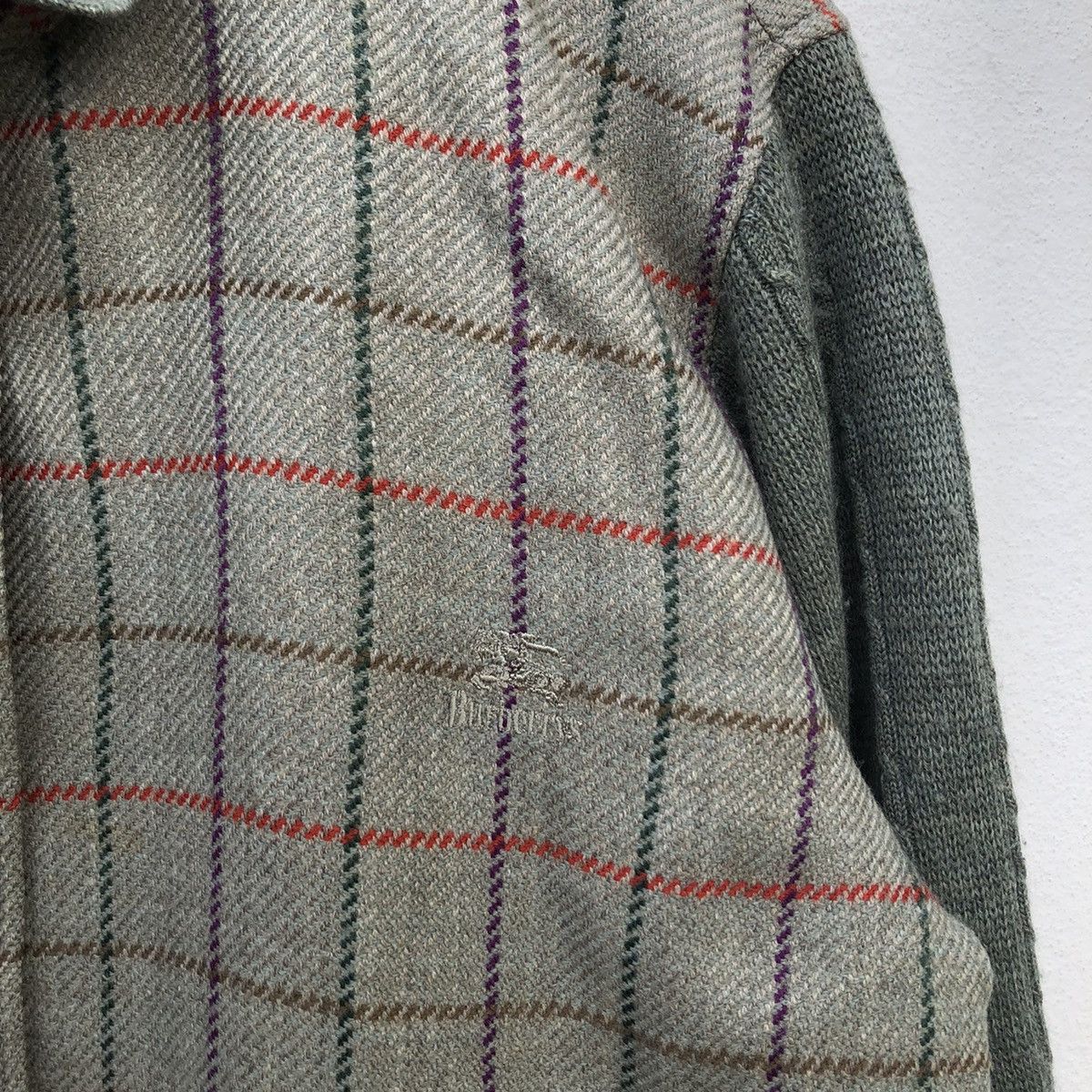 Burberry VINTAGE BURBERRYS JACKET TARTAN DESIGN Size US L / EU 52-54 / 3 - 7 Thumbnail