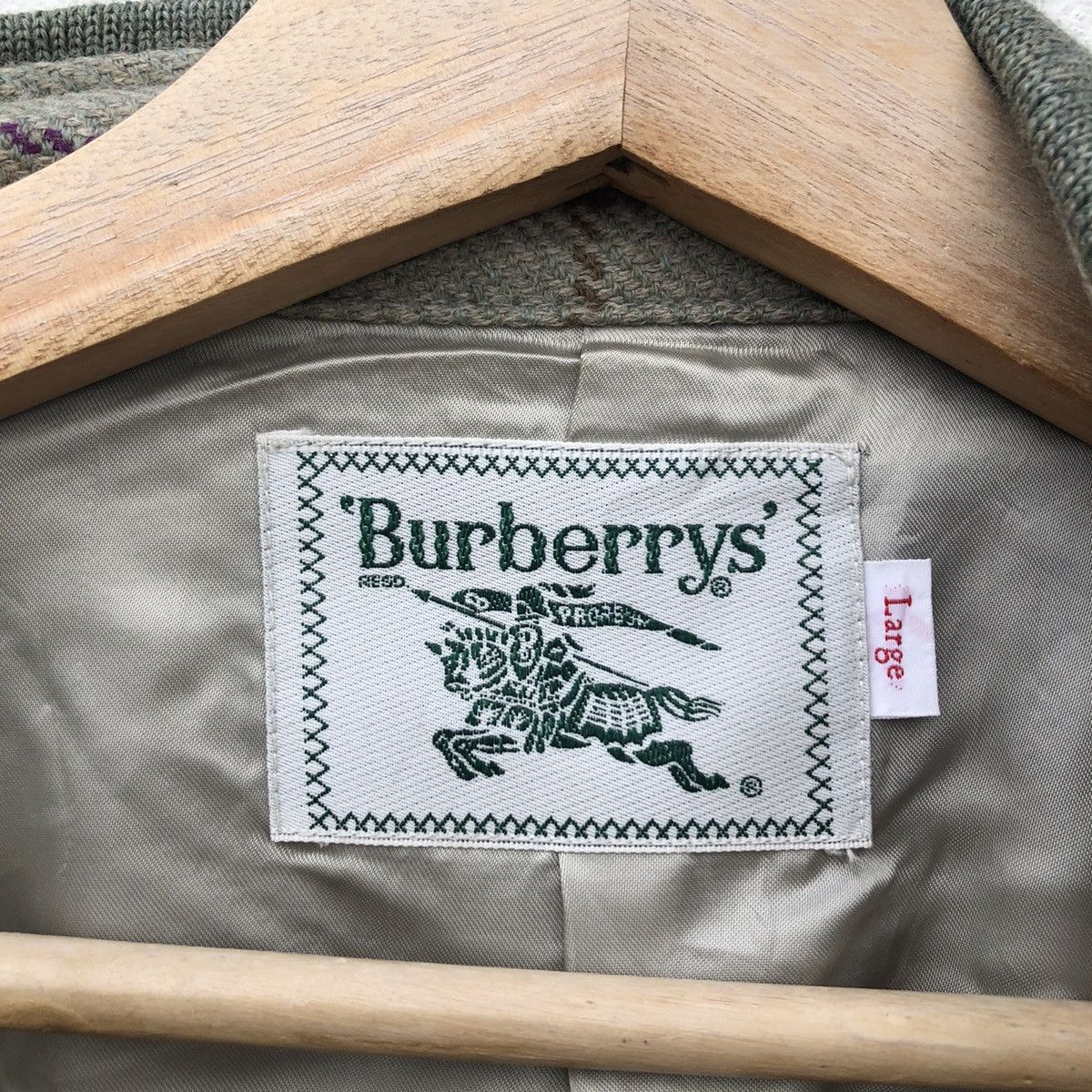 Burberry VINTAGE BURBERRYS JACKET TARTAN DESIGN Size US L / EU 52-54 / 3 - 11 Thumbnail