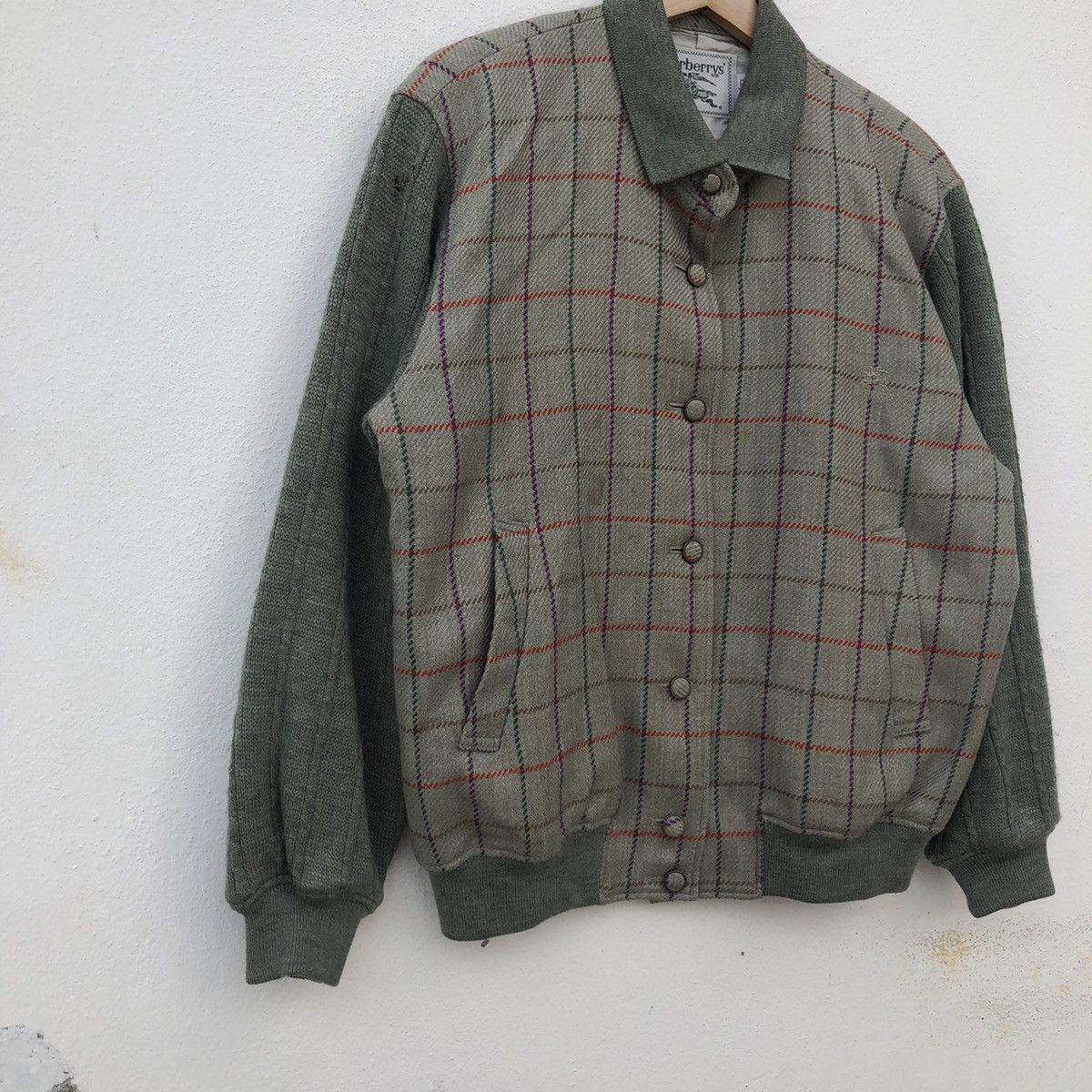 Burberry VINTAGE BURBERRYS JACKET TARTAN DESIGN Size US L / EU 52-54 / 3 - 3 Thumbnail