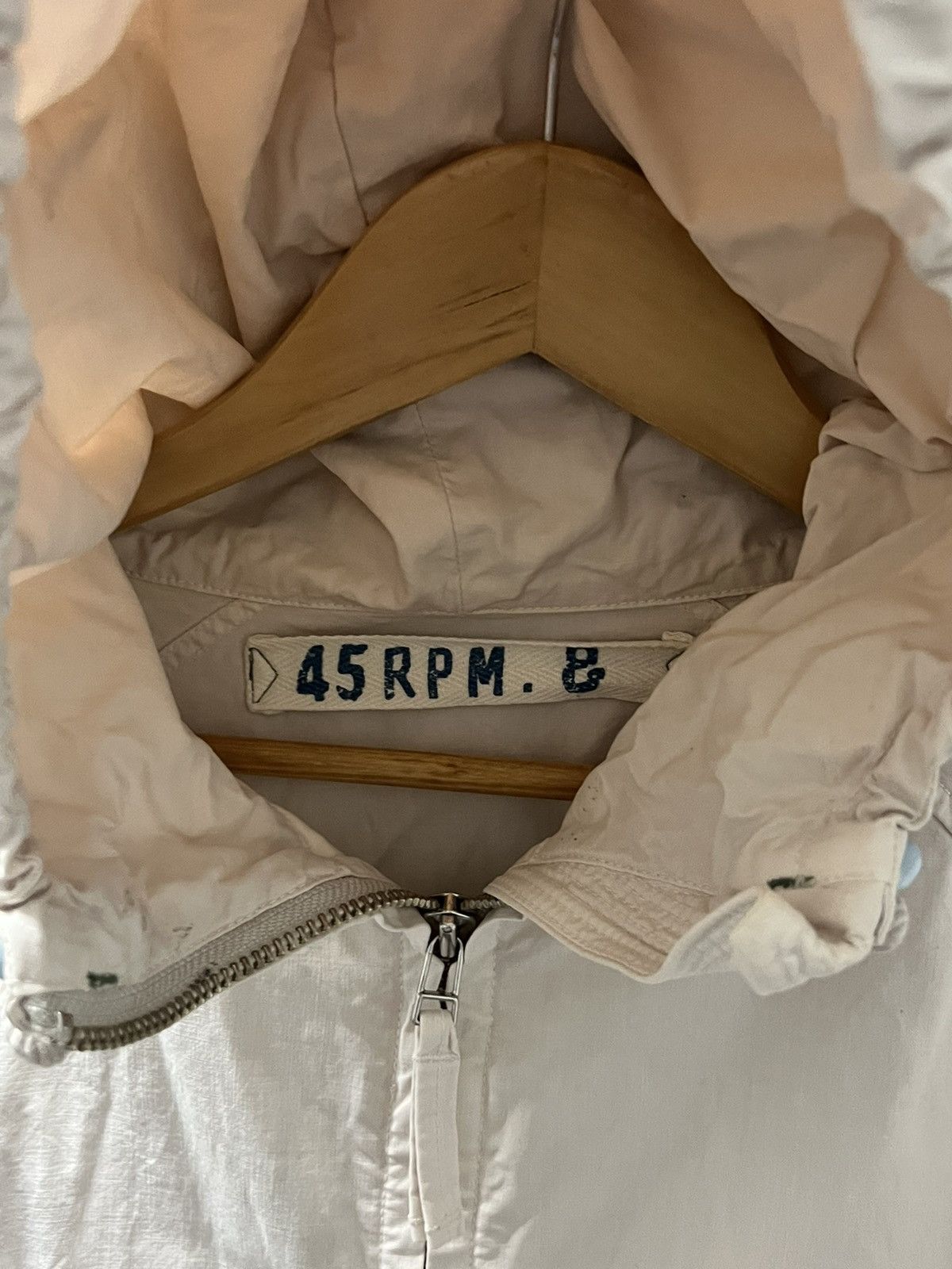 45rpm 🔥 Rare🔥 😥45 RPM zipper jackets hoodie cotton 🧥japan Size US M / EU 48-50 / 2 - 6 Thumbnail