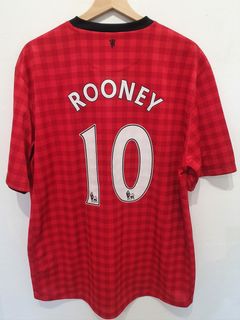 Manchester United 2004 - 2006 Home football Nike long sleeve jersey #8  Rooney