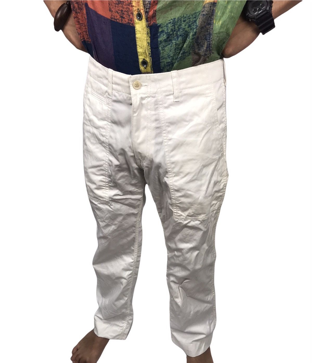 Comme des Garcons × Comme des Garcons Homme Plus × Japanese Brand 🔥BEST OFFER🔥Comme des garçons homme casual pant Size US 30 / EU 46 - 4 Thumbnail