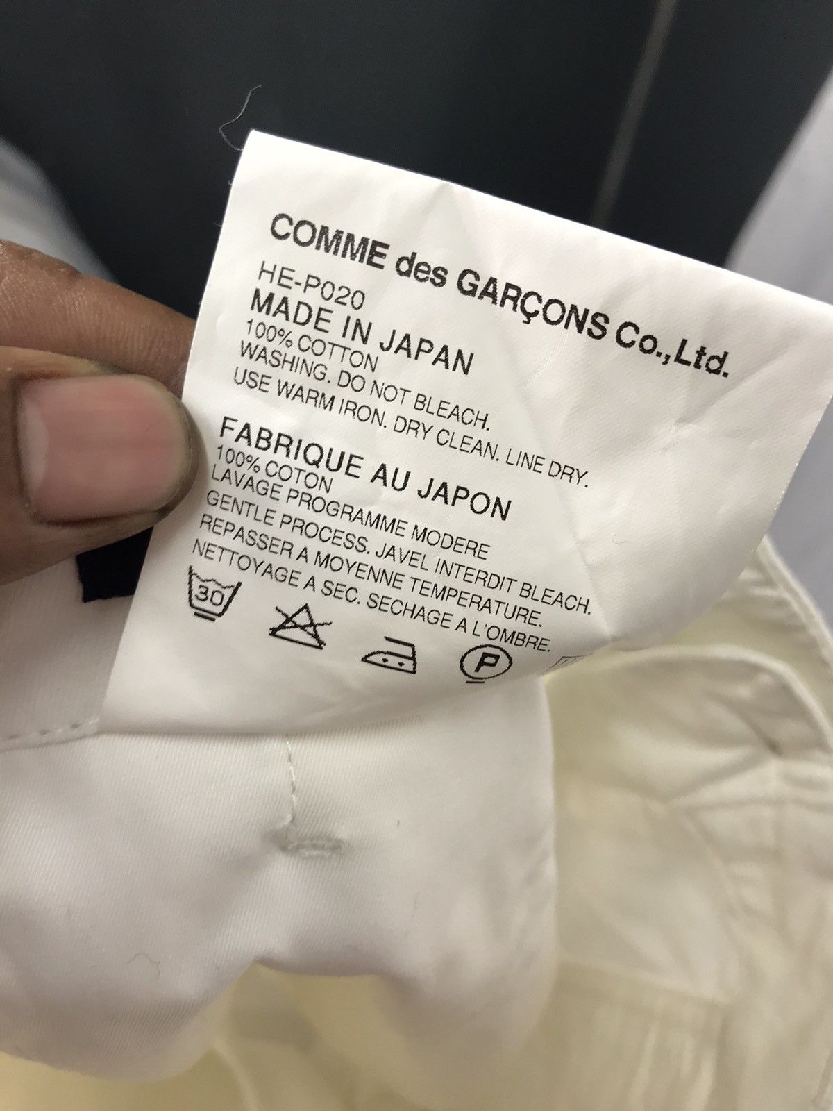 Comme des Garcons × Comme des Garcons Homme Plus × Japanese Brand 🔥BEST OFFER🔥Comme des garçons homme casual pant Size US 30 / EU 46 - 7 Thumbnail