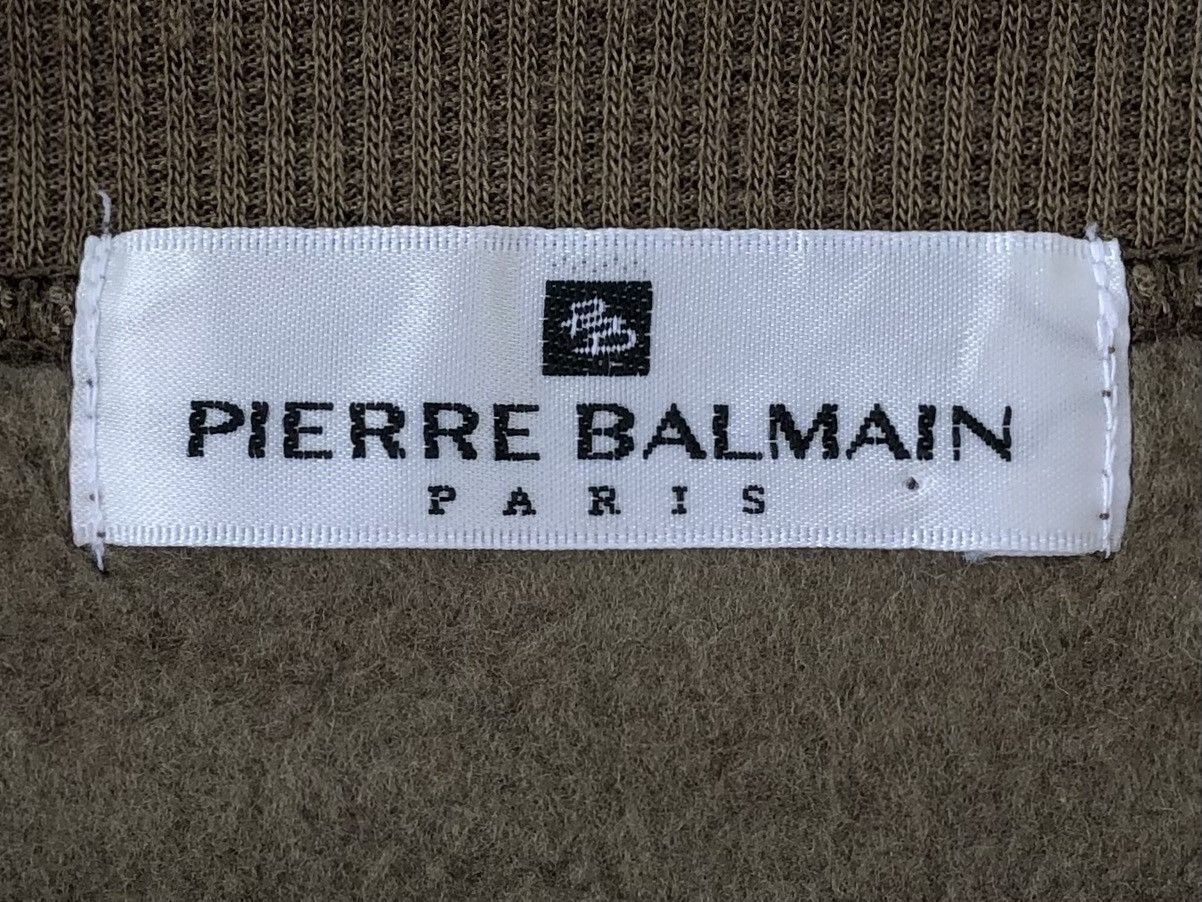 Pierre Balmain Vintage Pierre Balmain Paris Embroidery Logo Sweatshirt Size US M / EU 48-50 / 2 - 8 Thumbnail