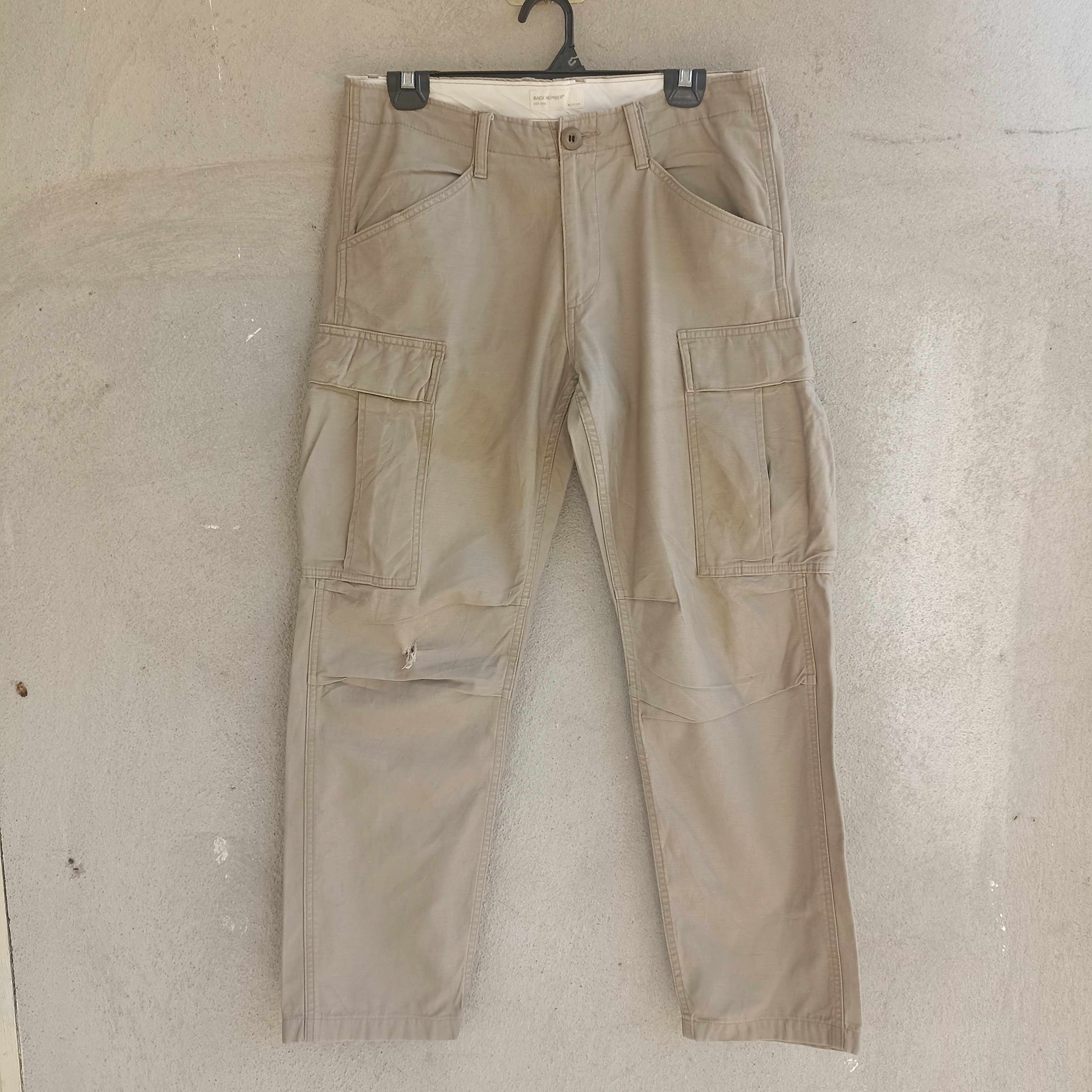 Japanese Brand Back Number Multipocket Cargopant Size US 31 - 1 Thumbnail