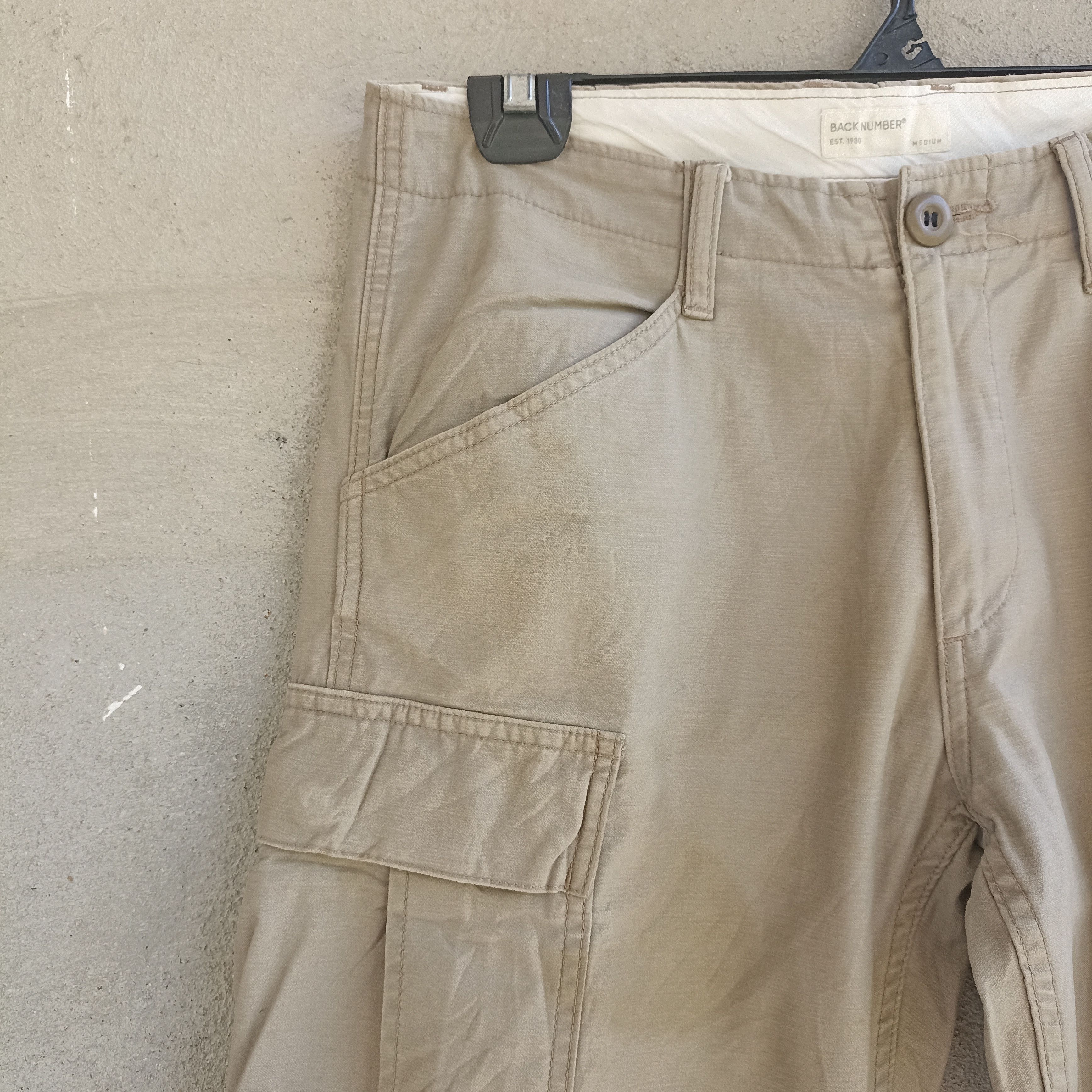 Japanese Brand Back Number Multipocket Cargopant Size US 31 - 7 Thumbnail