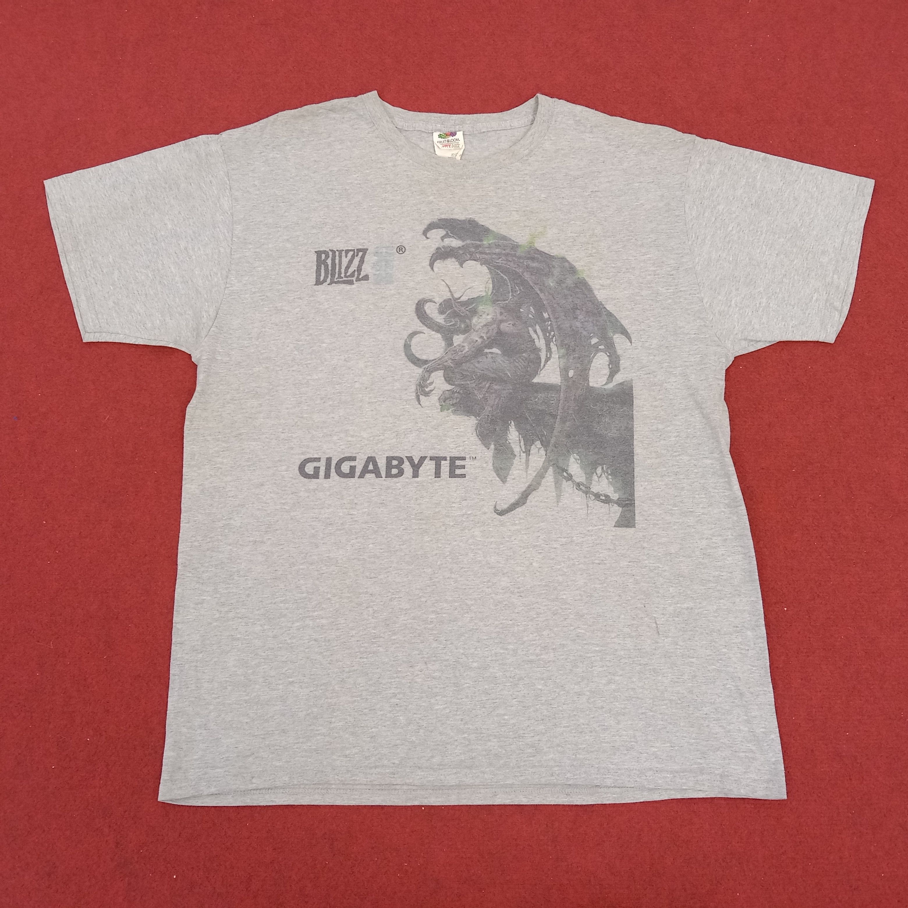 Playstation × The Game × Vintage Blizzcon Gigabyte Video Games Vintage Tshirt Size US L / EU 52-54 / 3 - 1 Thumbnail