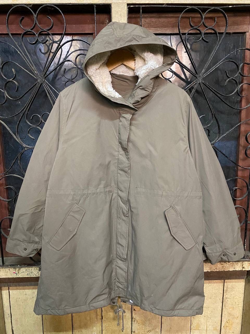 Japanese Brand TOPVALU FUR FISHTAIL PARKA JACKET Size US M / EU 48-50 / 2 - 3 Thumbnail