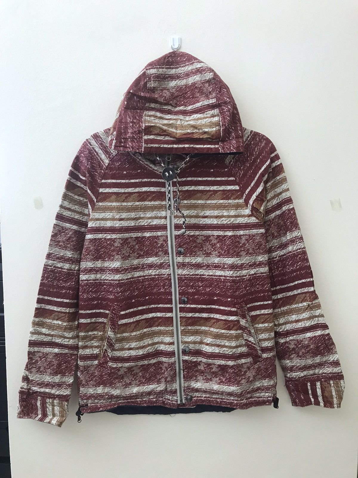 image of Winter Session Unbranded Nice Design Reversible Jacket, Men's (Size Medium)