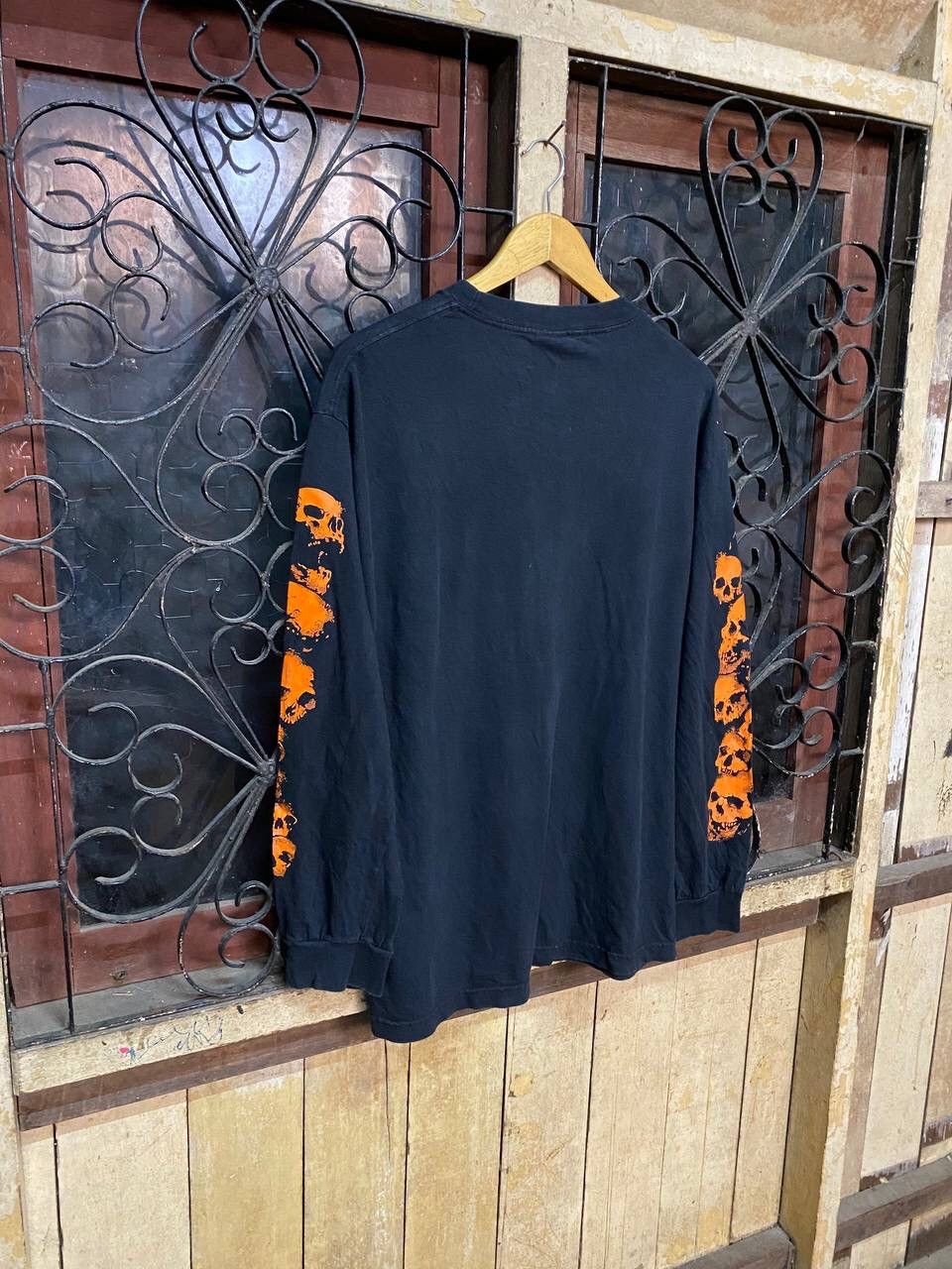 American Apparel Vintage Hot Leathers Long Sleeve Rock Tshirt Size US L / EU 52-54 / 3 - 5 Thumbnail