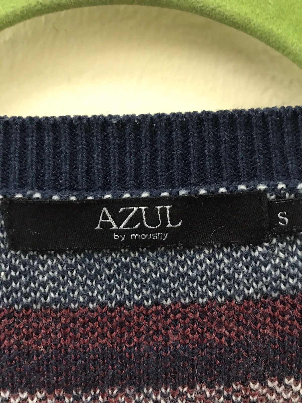 MOUSSY AZUL by Moussy Wool Rare Designed Large Cardigan Size US L / EU 52-54 / 3 - 4 Thumbnail