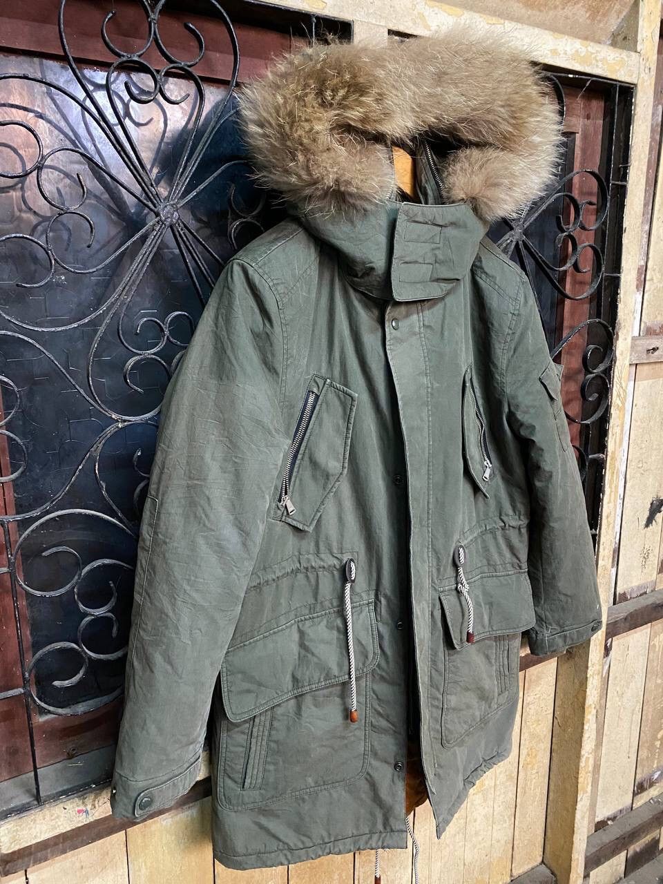 Japanese Brand NuovoBEAT Fur Fishtail Parka Jacket Size US L / EU 52-54 / 3 - 2 Thumbnail