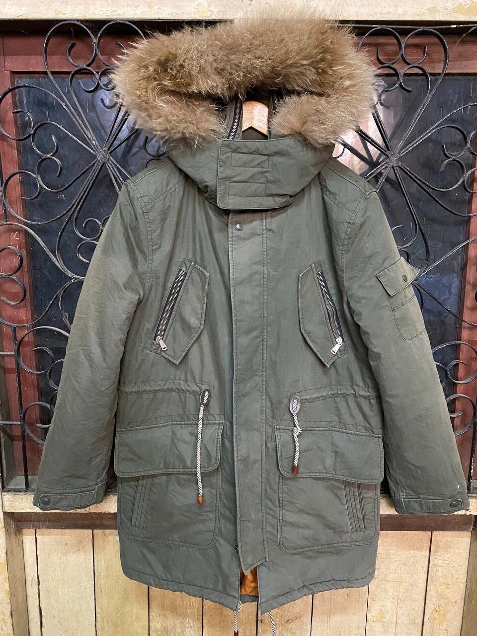 Japanese Brand NuovoBEAT Fur Fishtail Parka Jacket Size US L / EU 52-54 / 3 - 1 Thumbnail