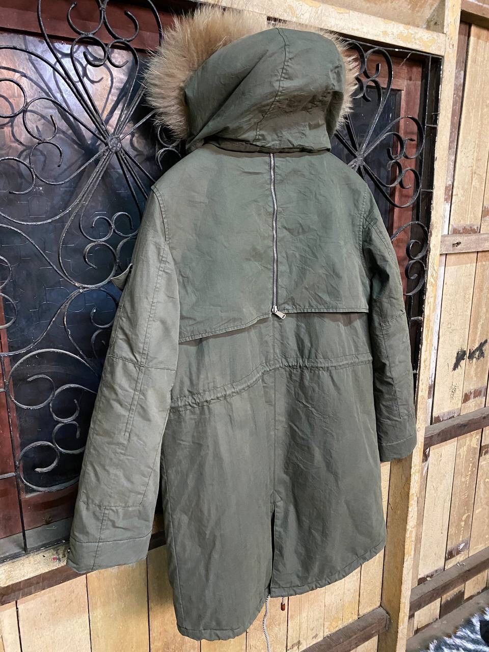 Japanese Brand NuovoBEAT Fur Fishtail Parka Jacket Size US L / EU 52-54 / 3 - 5 Thumbnail