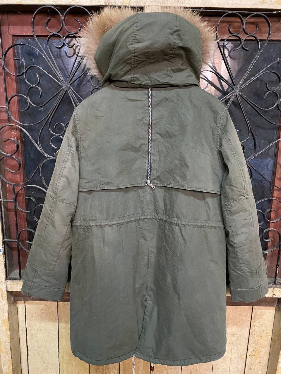 Japanese Brand NuovoBEAT Fur Fishtail Parka Jacket Size US L / EU 52-54 / 3 - 4 Thumbnail