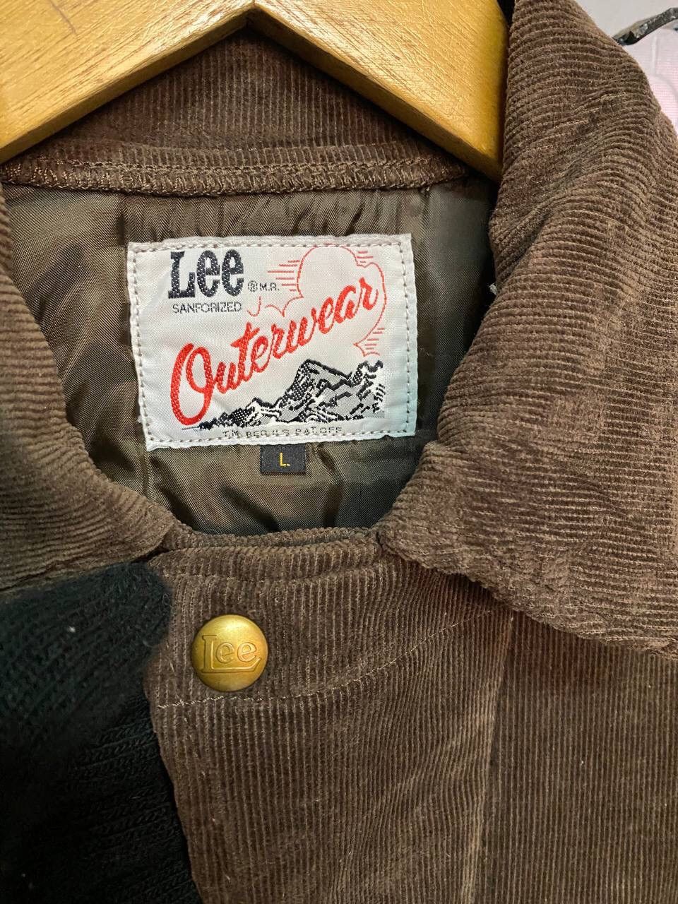 Lee STEALS🔥VINTAGE LEE UNION MADE CORDUROY JACKET Size US L / EU 52-54 / 3 - 13 Thumbnail