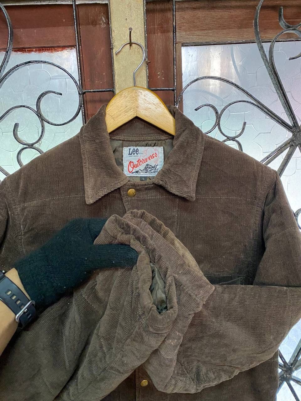Lee STEALS🔥VINTAGE LEE UNION MADE CORDUROY JACKET Size US L / EU 52-54 / 3 - 7 Thumbnail