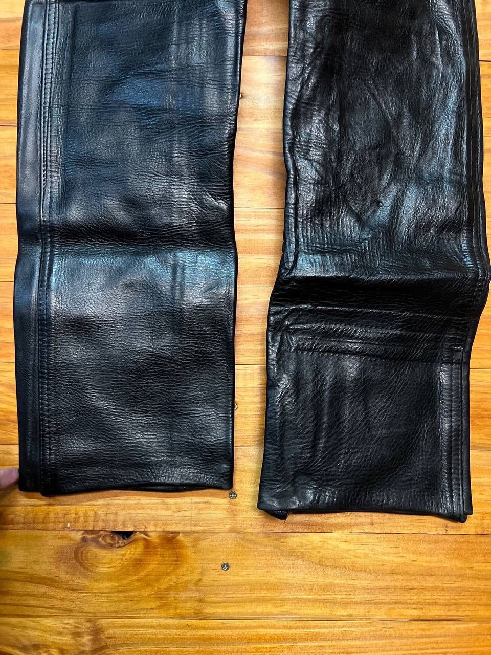 Genuine Leather VINTAGE LEATHER CONNECTION BIKER PANTS SIZE 28 Size US 28 / EU 44 - 12 Thumbnail