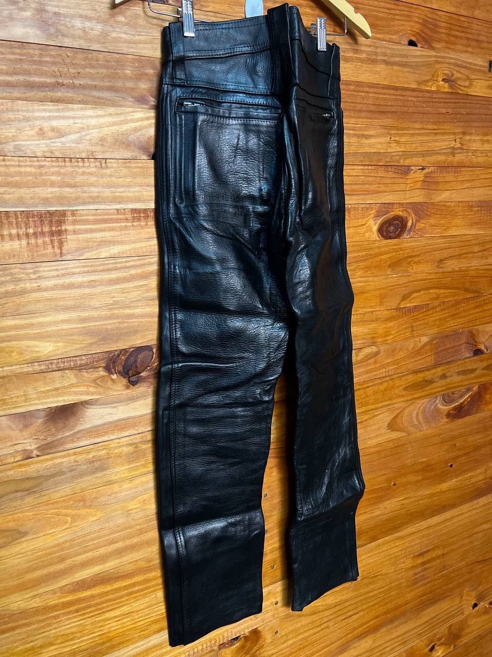 Genuine Leather VINTAGE LEATHER CONNECTION BIKER PANTS SIZE 28 Size US 28 / EU 44 - 9 Thumbnail
