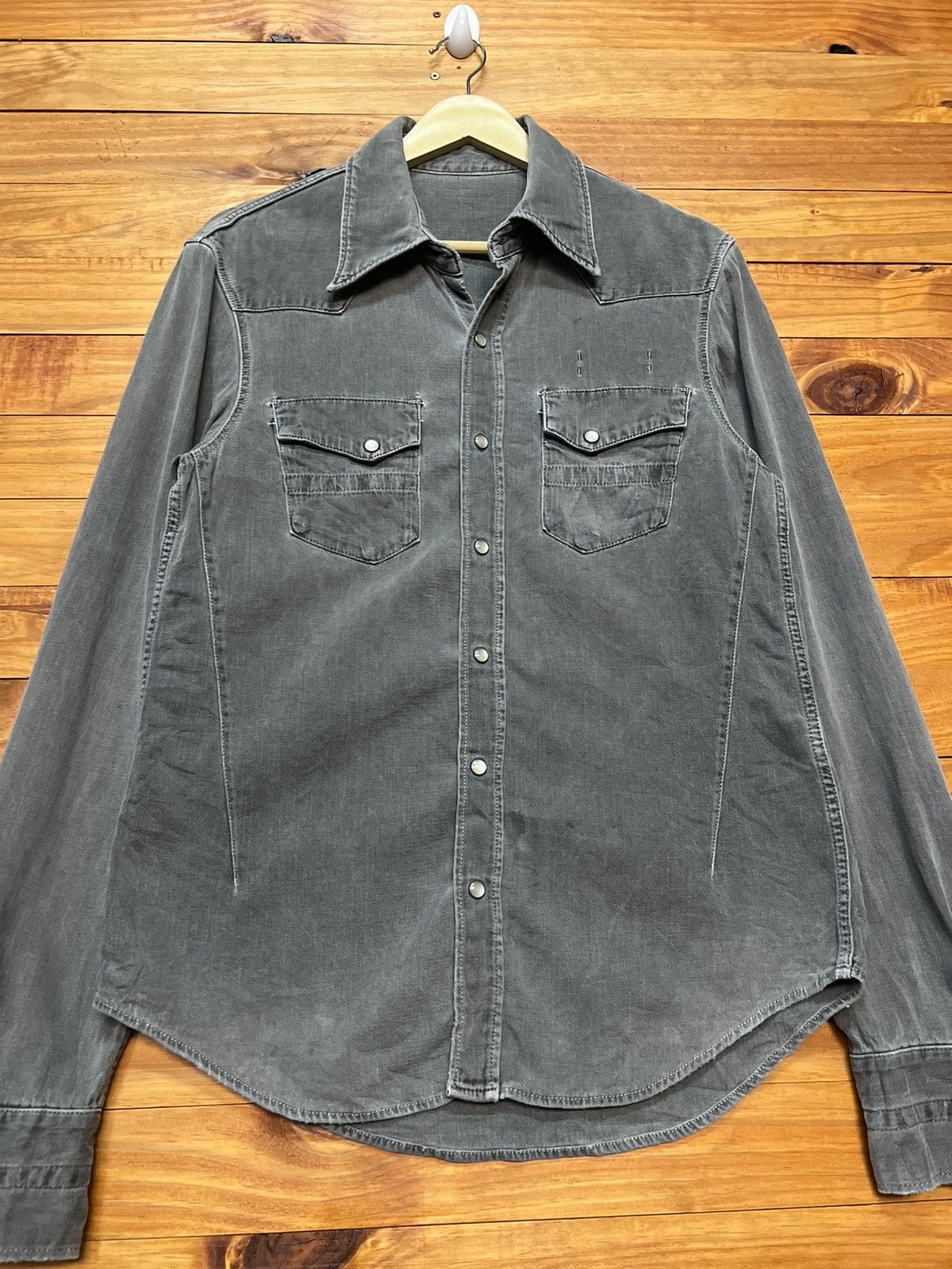 Number (N)ine ARCHIVE🔥NUMBER (N)INE PEARL SNAP BUTTON SHIRT Size US M / EU 48-50 / 2 - 4 Thumbnail