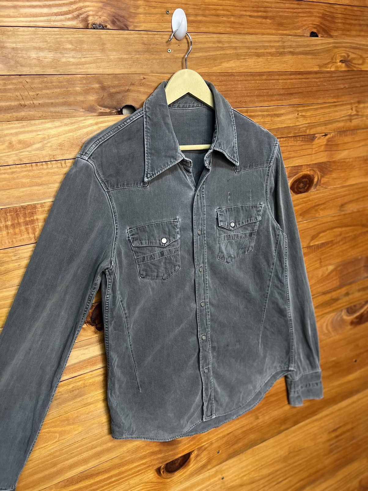 Number (N)ine ARCHIVE🔥NUMBER (N)INE PEARL SNAP BUTTON SHIRT Size US M / EU 48-50 / 2 - 6 Thumbnail