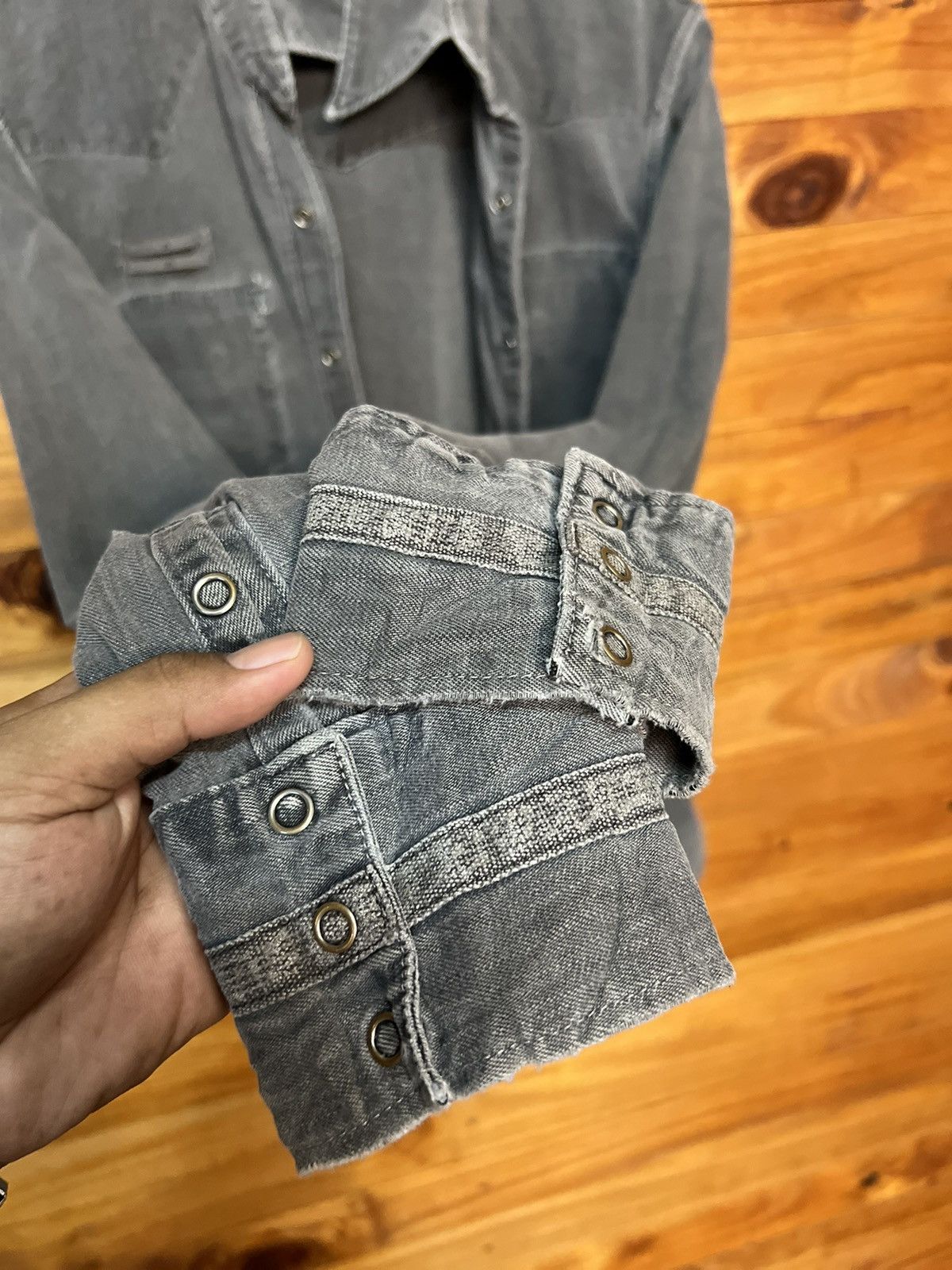 Number (N)ine ARCHIVE🔥NUMBER (N)INE PEARL SNAP BUTTON SHIRT Size US M / EU 48-50 / 2 - 17 Thumbnail