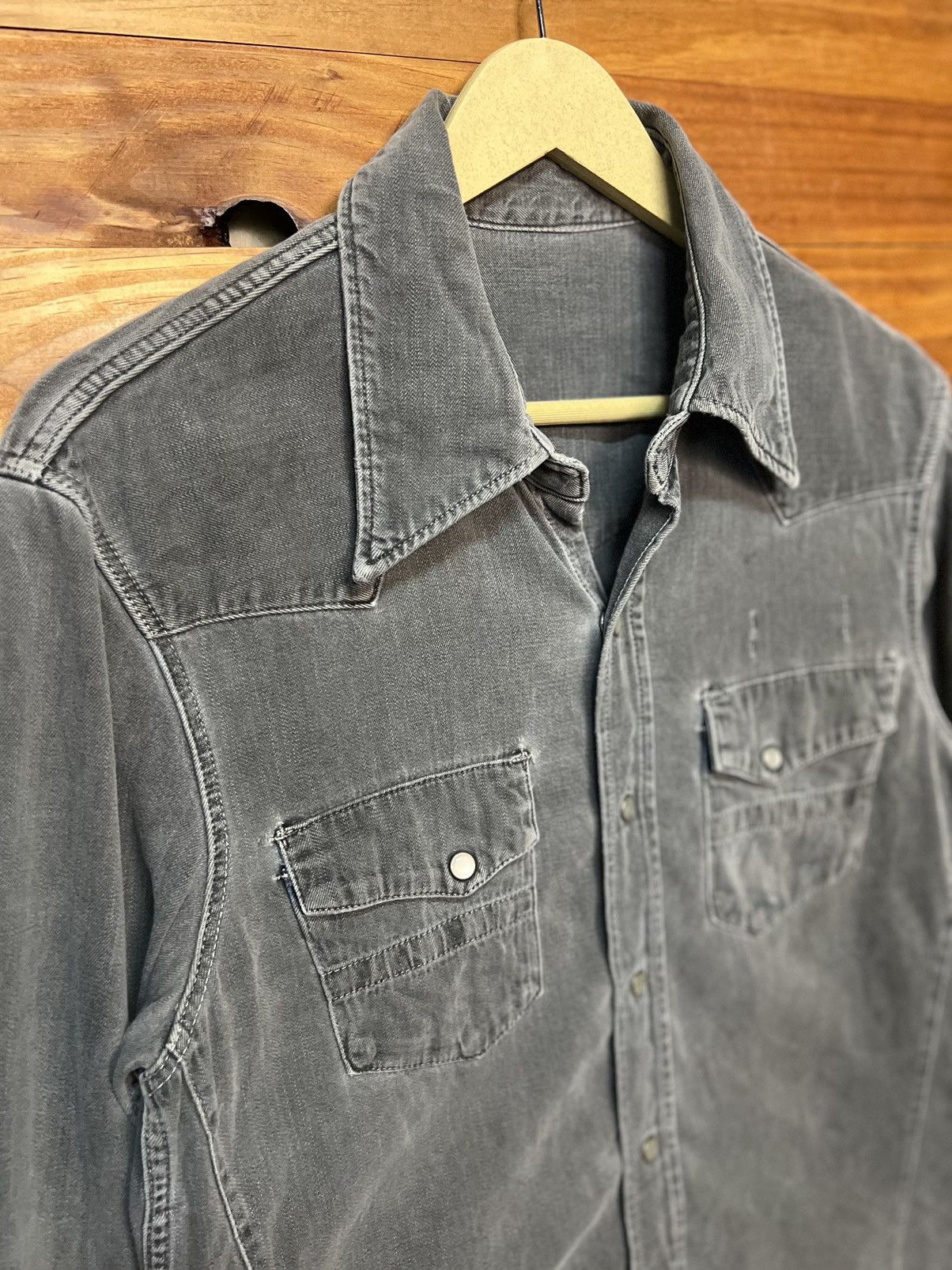 Number (N)ine ARCHIVE🔥NUMBER (N)INE PEARL SNAP BUTTON SHIRT Size US M / EU 48-50 / 2 - 5 Thumbnail