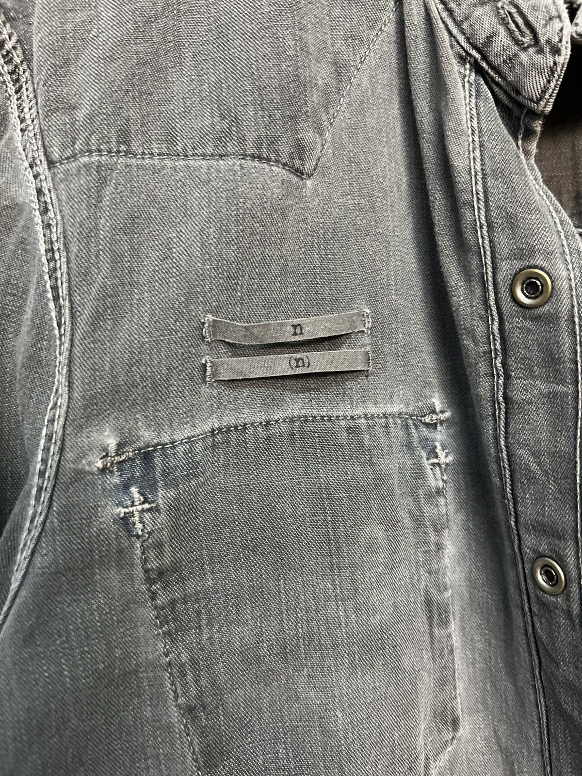 Number (N)ine ARCHIVE🔥NUMBER (N)INE PEARL SNAP BUTTON SHIRT Size US M / EU 48-50 / 2 - 14 Thumbnail