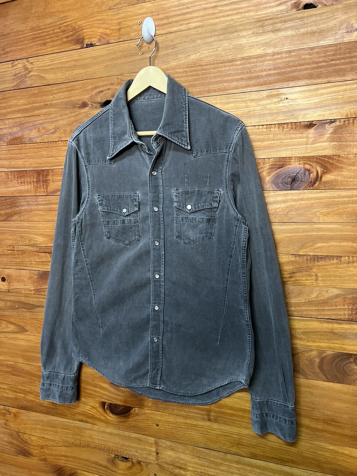 Number (N)ine ARCHIVE🔥NUMBER (N)INE PEARL SNAP BUTTON SHIRT Size US M / EU 48-50 / 2 - 3 Thumbnail